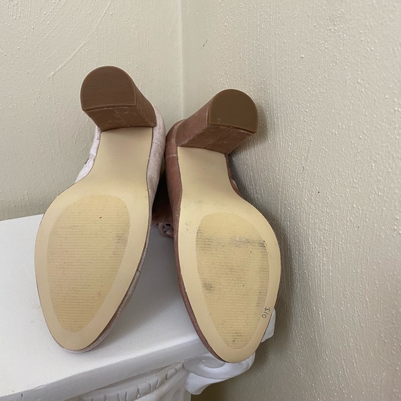 Just Fab Suede Ankle Boots. Mauve color. Sz 8. - Picture 7 of 11